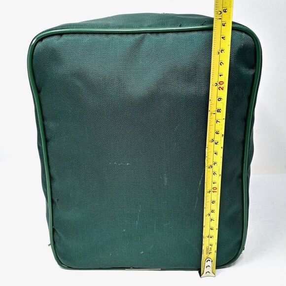 *READ* Vintage Oldsmobile Green Crossbody Side Shoulder Strap Travel Bag - Picture 12 of 16